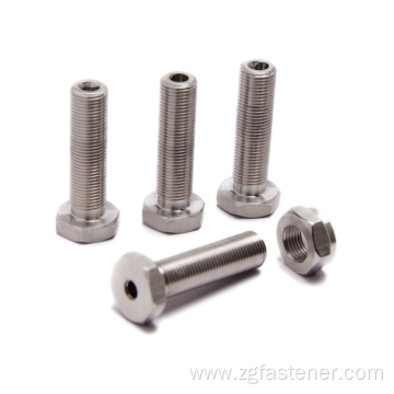 Stainless Steel Hex Nut Bolt Set All Kind of Bolts and Nuts Hollow Bolt With Hole